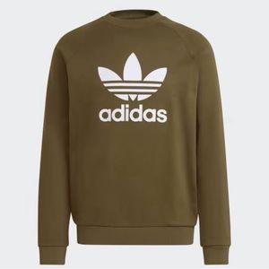 adidas classic trefoil crew neck sweatshirt